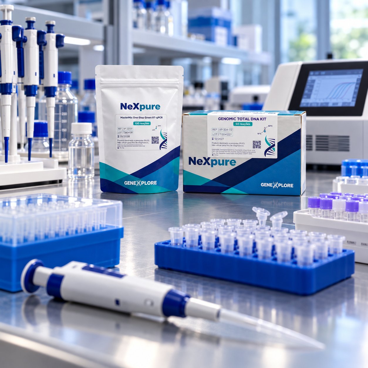 GENOMIC TOTAL DNA KIT - 250 REAÇÕES - NEXPURE