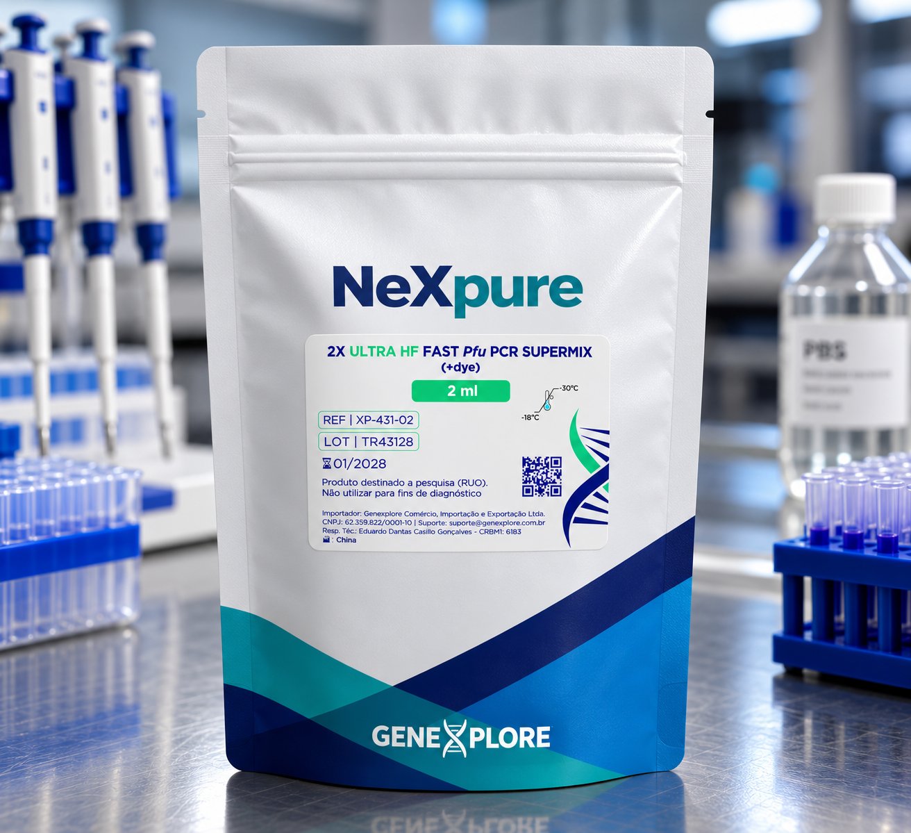 2X ULTRA-HF FAST PCR SUPERMIX (+DYE) - ml - NEXPURE