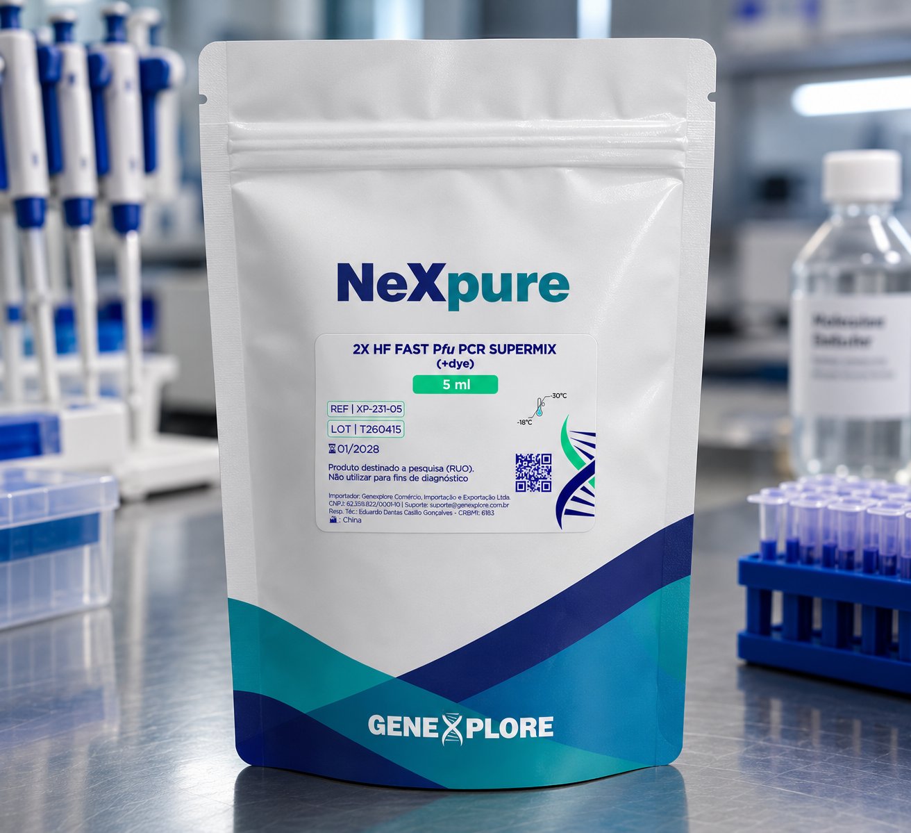 2X HF FAST PFU PCR SUPERMIX (+DYE) - 5ML - NEXPURE