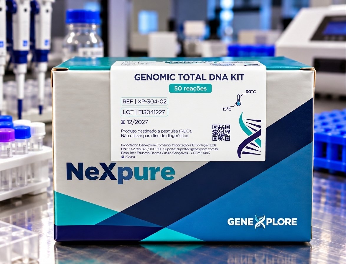 GENOMIC TOTAL DNA KIT - 50 REAÇÕES - NEXPURE
