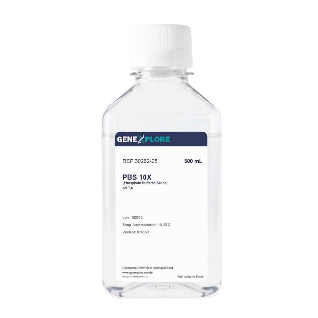 TAMPÃO PBS, 10X, PH 7,4 - ESTÉRIL – 500ML - NEXPURE