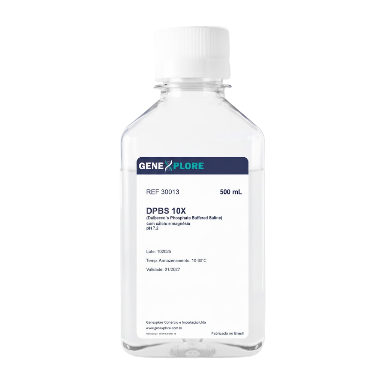 TAMPÃO DPBS, 10X, PH 7,2, ESTERIL – 500ML - NEXPURE