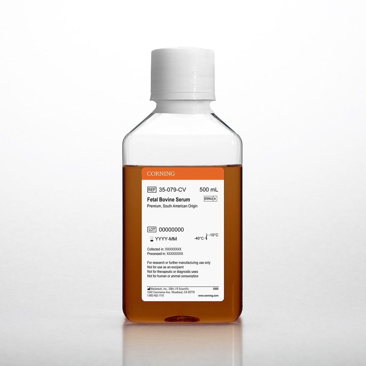 SORO FETAL BOVINO AMÉRICA DO SUL (NÃO INATIVADO) - 500ml - CORNING
