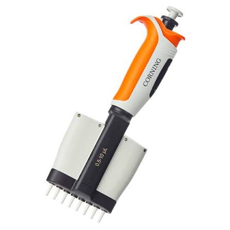 CORNING® 0,5-10 µL LAMBDA™ ELITETOUCH™ 8 CHANNEL PIPETTOR, AUTOCLAVABLE