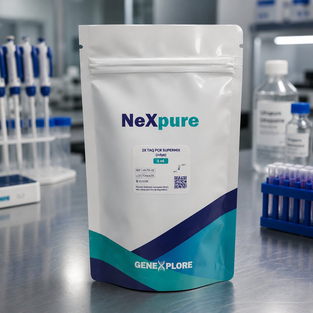 2X TAQ PCR SUPERMIX (+DYE) - AMOSTRA - 1ML - NEXPURE