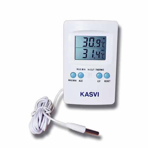 Termômetro de Temperatura Máxima e Mínima (in/out) – Kasvi