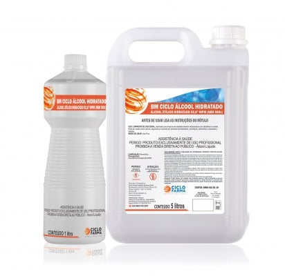 Álcool etílico hidratado 96° GL – Ciclofarma