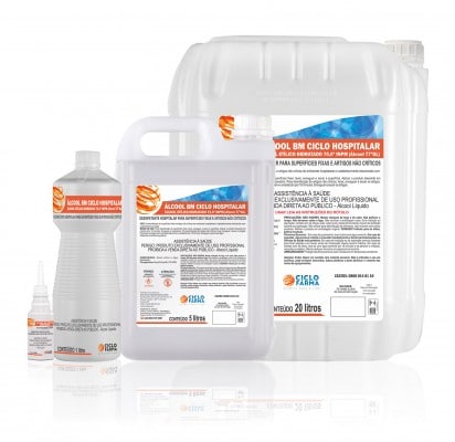 Álcool etílico hidratado hospitalar (70%) – Ciclofarma