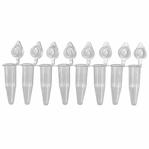 Microtubo PCR 200 µl, tiras 8x, tampa Domed anexada – Kasvi