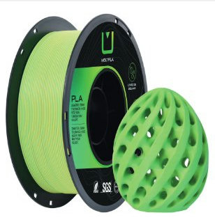 Filamento PLA Matte Dual Color PCI-PLM-086 Verde e Amarelo