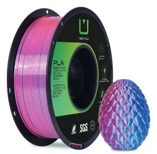 Filamento Silk Dual Color PCI-PLM-052 Rosa e Azul