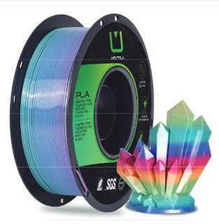 Filamento PLA Cristal Rainbow PCI-PLCR-166 Coral