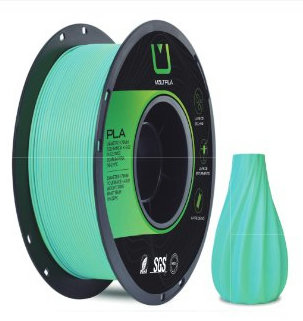 Filamento PLA Cristal Rainbow PCI-PLCR-167 Azul e Verde