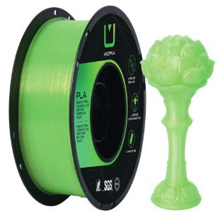 Filamento PLA Translucido PCI-PLT-055 Verde Limão