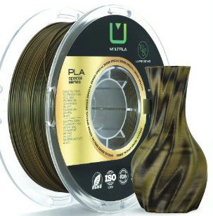 Filamento PLA Saturno PCI-SAT-202 Dourado e Preto