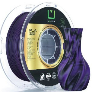 Filamento PLA Saturno PCI-SAT-204 Roxo e Preto