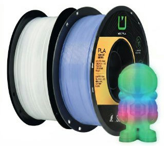 Filamento PLA Luminoso PCI-PLLR-168 Rainbow