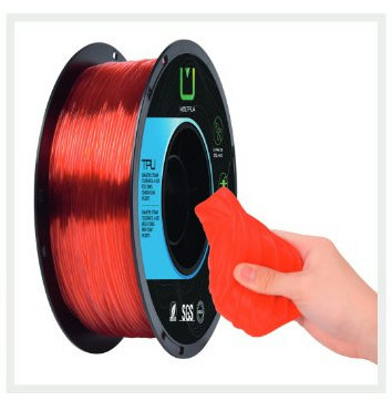 Filamento TPU PCI-TPU-069 Vermelho Translucido
