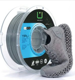 Filamento TPU 9075 PCI-9075-196 Cinza