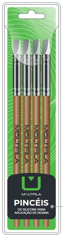 Pincéis de Silicone para Aplicação de Resina MTF-PIN-001