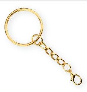 Argola c/ Gancho Duplo Dourado MFT-CHA-016