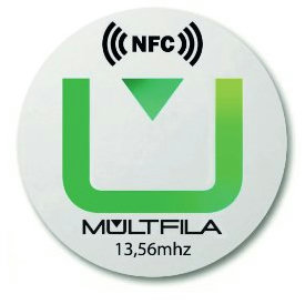 Etiquetas NFC Ntag 13,56mhz Multfila MTF-NFC-020